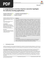 A Comprehensive Overview of Power Converter Topologies For Induction Heating Applications