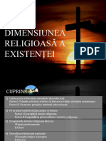 Dimensiunea Religioasa a Existentei