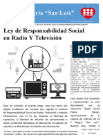 Ley de Responsabilidad de Radio Y Televisión