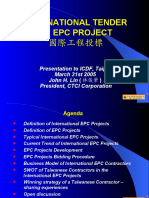 International Tender of Epc Project