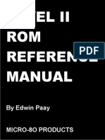 Level II ROM Reference Manual 1980 Micro Products