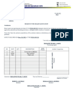 Date - Name of Dealer Bayawan City, Negros Oriental Address Request For Sealed Quotation Gentlemen