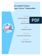 CONTROL DE CALIDAD - Cuadro Estandares