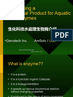 Presenting A Technical Product For Aquatic Bio Enzymes: - Genotech Inc. Amsolv