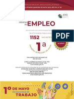 1a Mayo 2022 Ofertas de Empleo CDMX