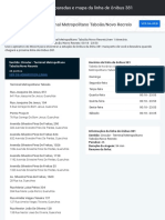Circular - Terminal Metropolitano Taboão/Novo Recreio: Horários, Paradas e Mapa Da Linha de Ônibus 381