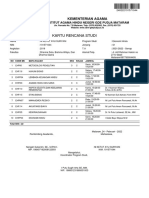 Kartu Rencana Studi: Kementerian Agama