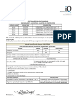 g10 Azul Certificado Calidad Cumplimiento