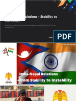 IndoNepal Relations Stability To Instability With Anno