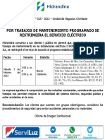 Comunicado Secc. AMT CHS033 05 FEBRERO