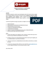 Temas para Trabajos-Modulo de Gestion de Riesgos