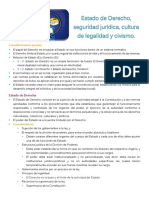 Pjem. Estado de Derecho Seguridad Juridica Cultura de Legalidad y Civismo