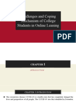 Challenges and Coping Mechanism of College Students in Online Leaning
