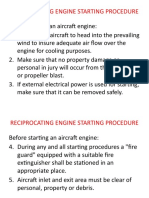 Engine Starting Procedure
