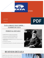 Tata Group of Companies: Gagandeep 21MBA2020