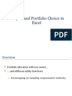 Lec 3 Utility Based Portfolio Choice in Excel - 2022
