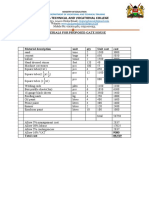 Chuka Technical and Vocational College: Materials For Proposed Gate House