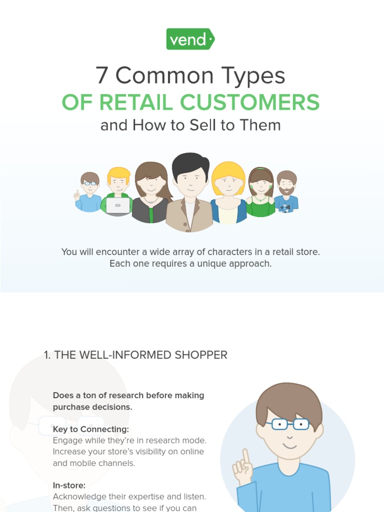 7 Common Types of Retail Customers and How To Sell To Them Presentation 160501165820 PDF