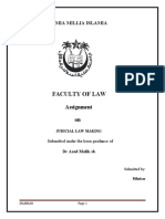 JUDICIAL LEGISLATION Project LLM