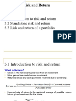 Chapter 5: Risk and Return