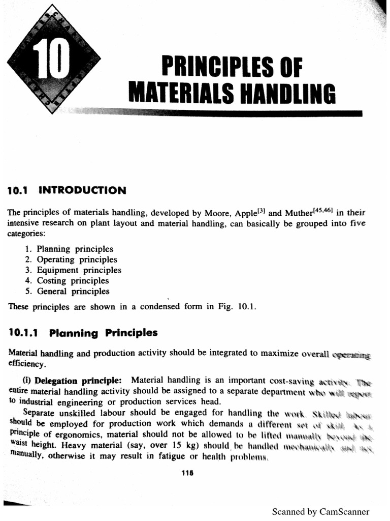 Principles of Material Handling PDF