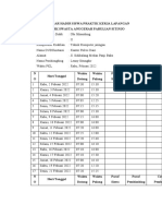 Daftar Tabel PKL