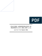 Evacuees' (Administration of PROPERTY) ACT, 2006 (1949 A. D.)