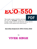 ECO-550 MCQs on Economy for UPSC Prelims 2022