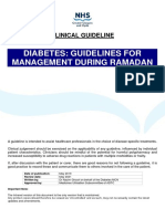 Diabetes Management During Ramadan May 2019
