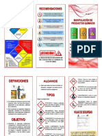 Manipulación de Productos Químicos