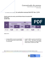 Inflación Abril Colombia 