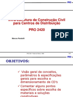 Infraestrutura de CDs para armazenagem e distribuição