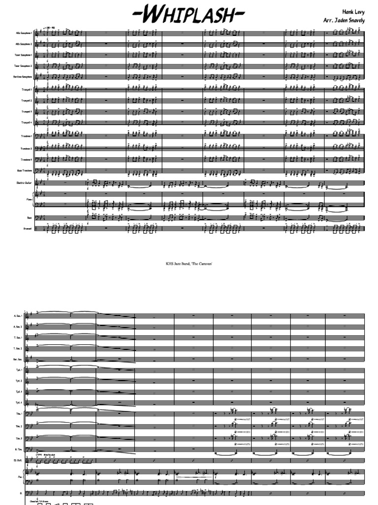 Whiplash (Movie Version) | PDF