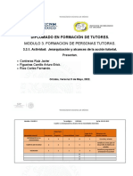 Jerarquización y alcance de las necesidades tutoriales TECN