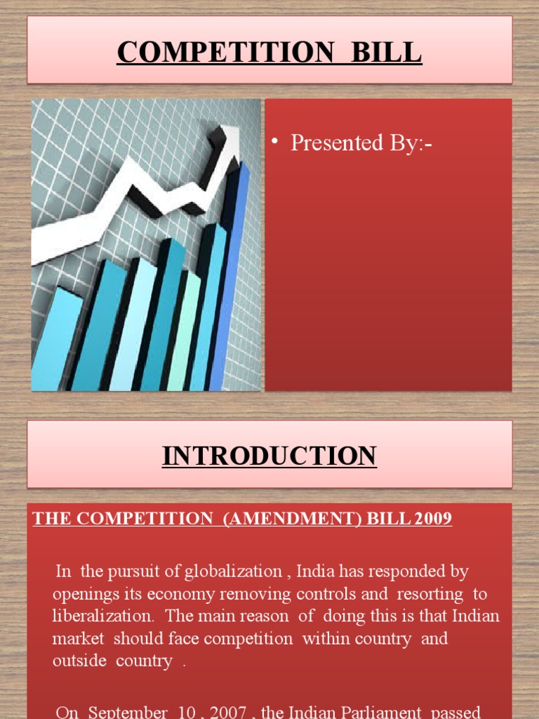 Competition Bill Competition Bill Presented By PDF Monopoly