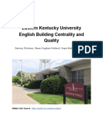 Eastern Kentucky University English Building Centrality and Quality