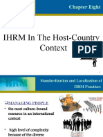 IHRM in The Host-Country Context: Chapter Eight