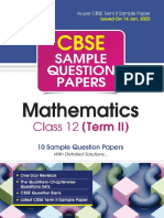 Arihant Class 12 Mathematics Term 2 Sample Papers