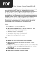 Railway Ticket Booking System Using QR Code: Admin