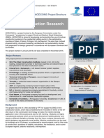 Modular Construction Research: MODCONS Project Brochure