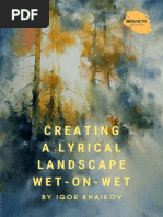 Creating A Lyrical Landscape Wet-On-Wet