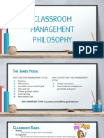 Classroom Management Philosophy