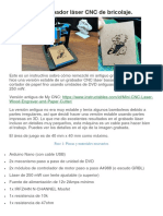 Mini Grabador Láser CNC de Bricolaje