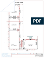 First Floor Plan: HM Room 6.0 M X 8.2 M
