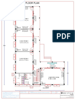 Ground Floor Plan: Class Room 3 6.0 M X 8.2 M