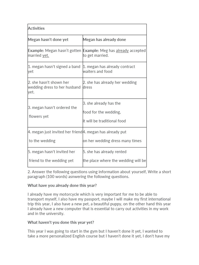 Activity 4 | PDF | Language Arts & Discipline | Wellness