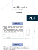 Power Electronics EEE-339: Thyristors