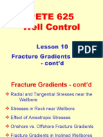 Fracture Gradients - Cont'd