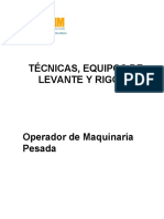 Manual Técnica, Equipos de Levante Y Rigger