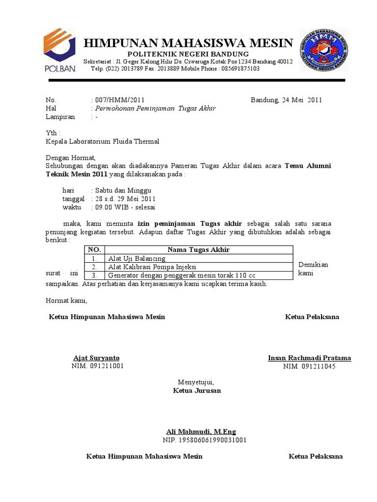 Format Untuk Perletakan Cc Dalam Surat